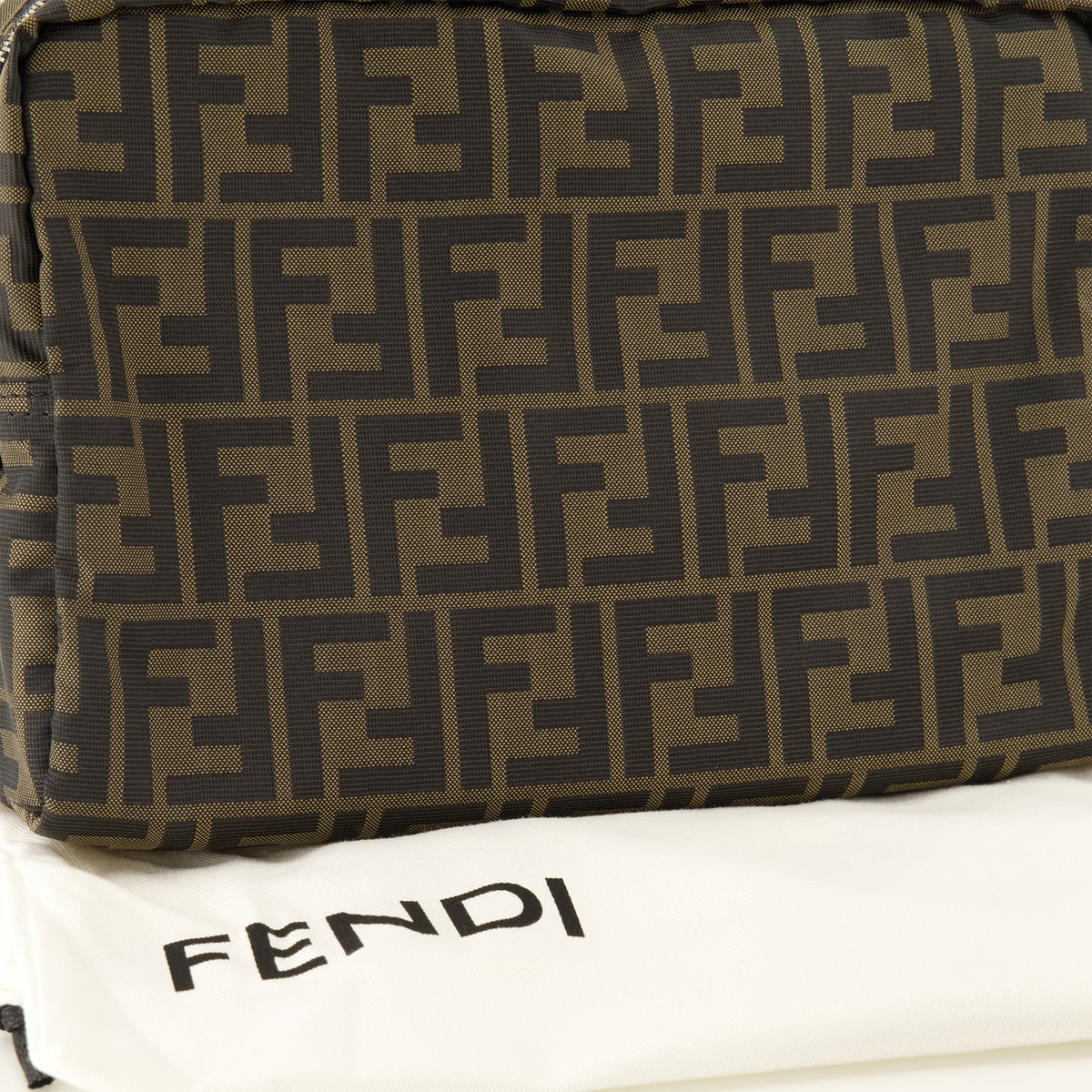 Pochettes Mittelgroße Kosmetiktasche Fendi Marron Unisexe