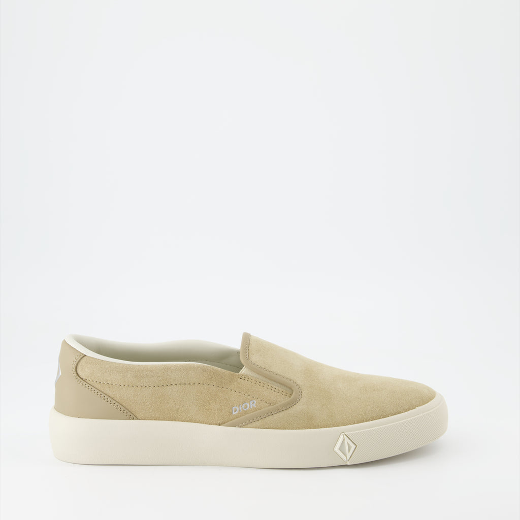 Tênis Baskets Slip-On B101 Dior Bege Homme