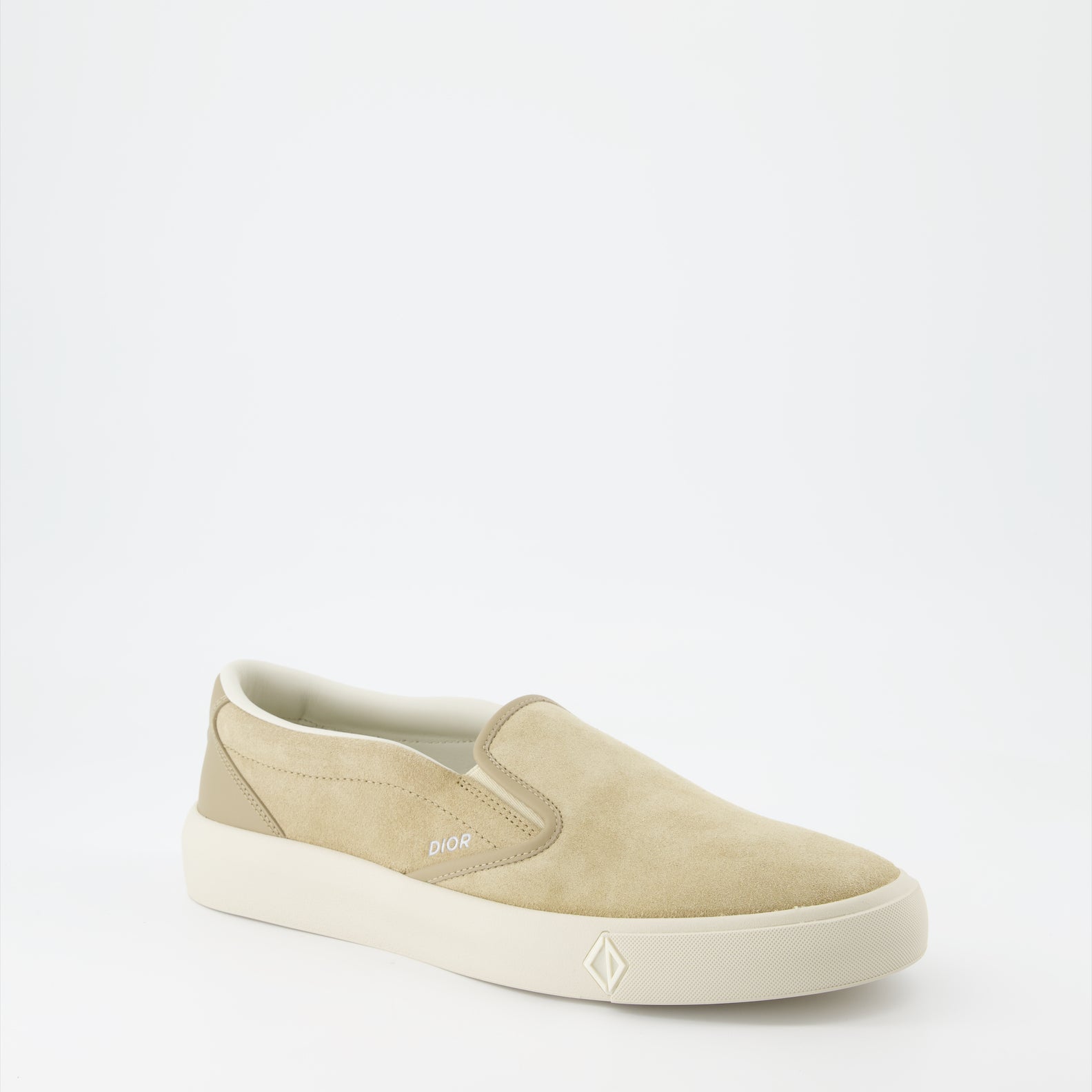 Tênis Baskets Slip-On B101 Dior Bege Homme