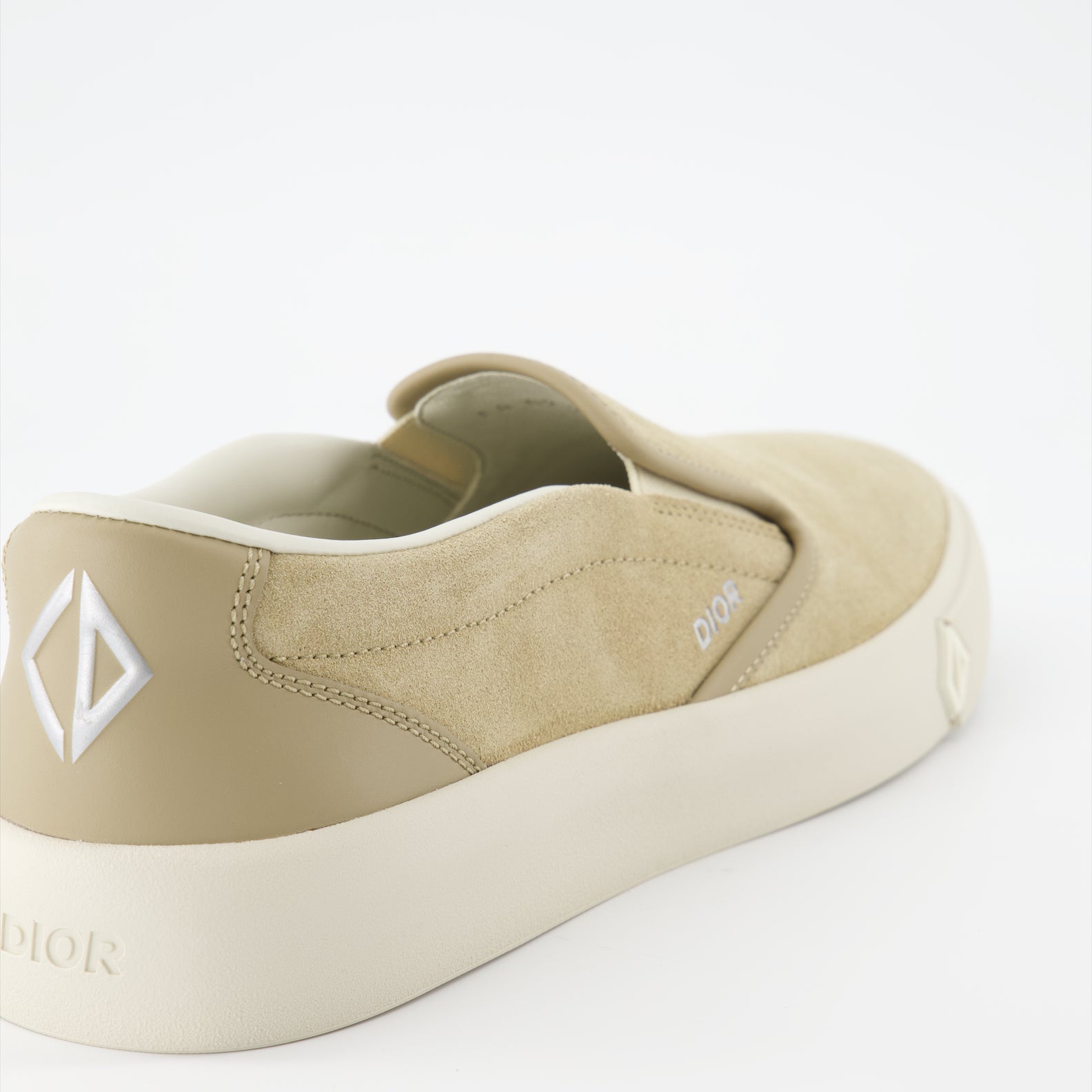 Tênis Baskets Slip-On B101 Dior Bege Homme