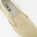 Tênis Baskets Slip-On B101 Dior Bege Homme