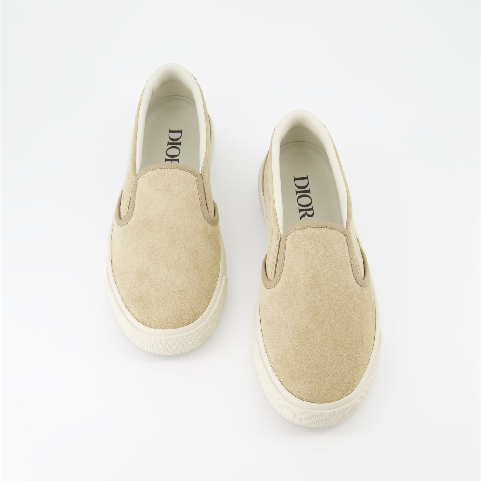 Tênis Baskets Slip-On B101 Dior Bege Homme