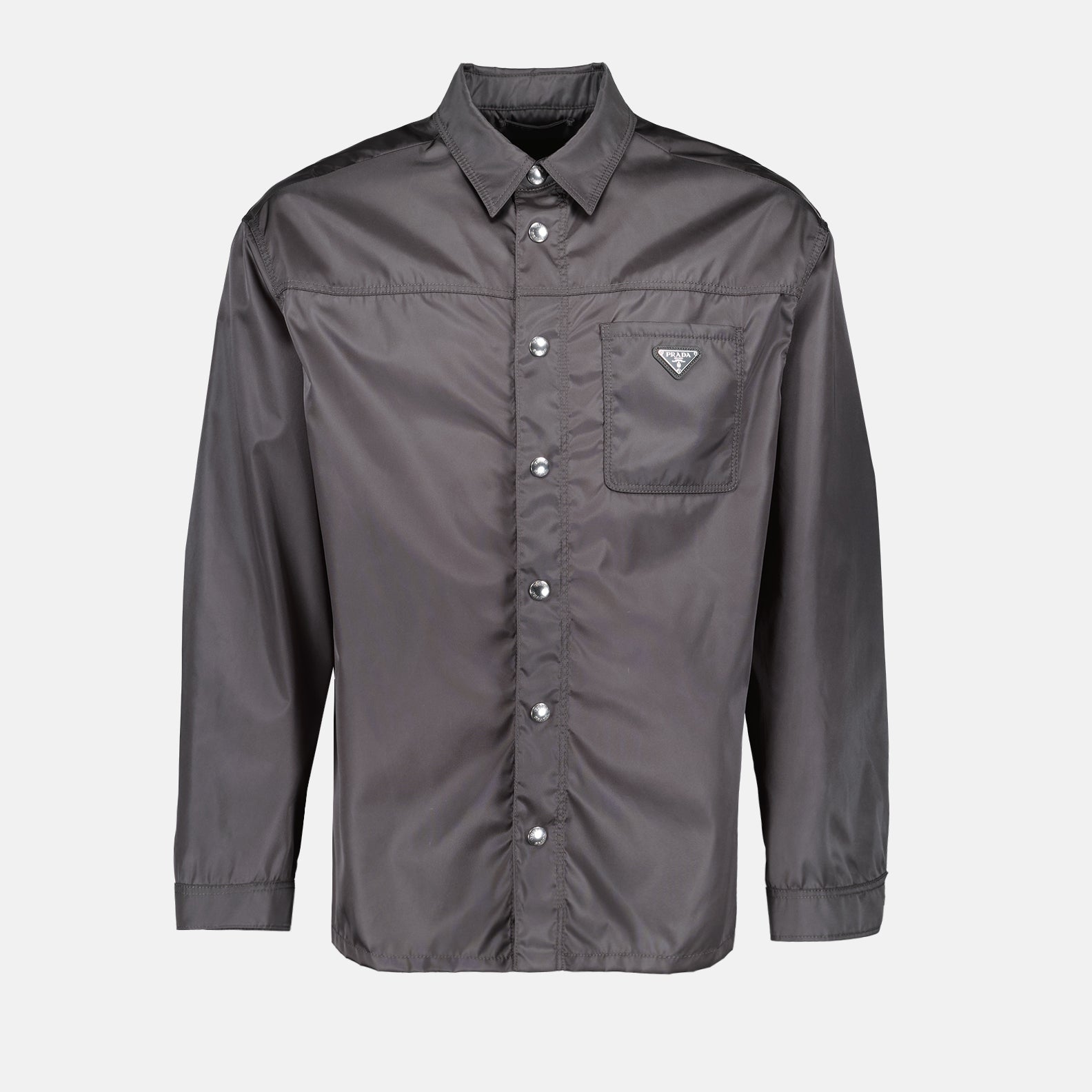 Hemden Chemise en Re-Nylon Prada Grau Homme