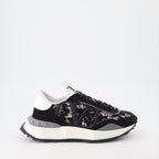 Sneaker Baskets Lace Runner Valentino Garavani Schwarz Femme