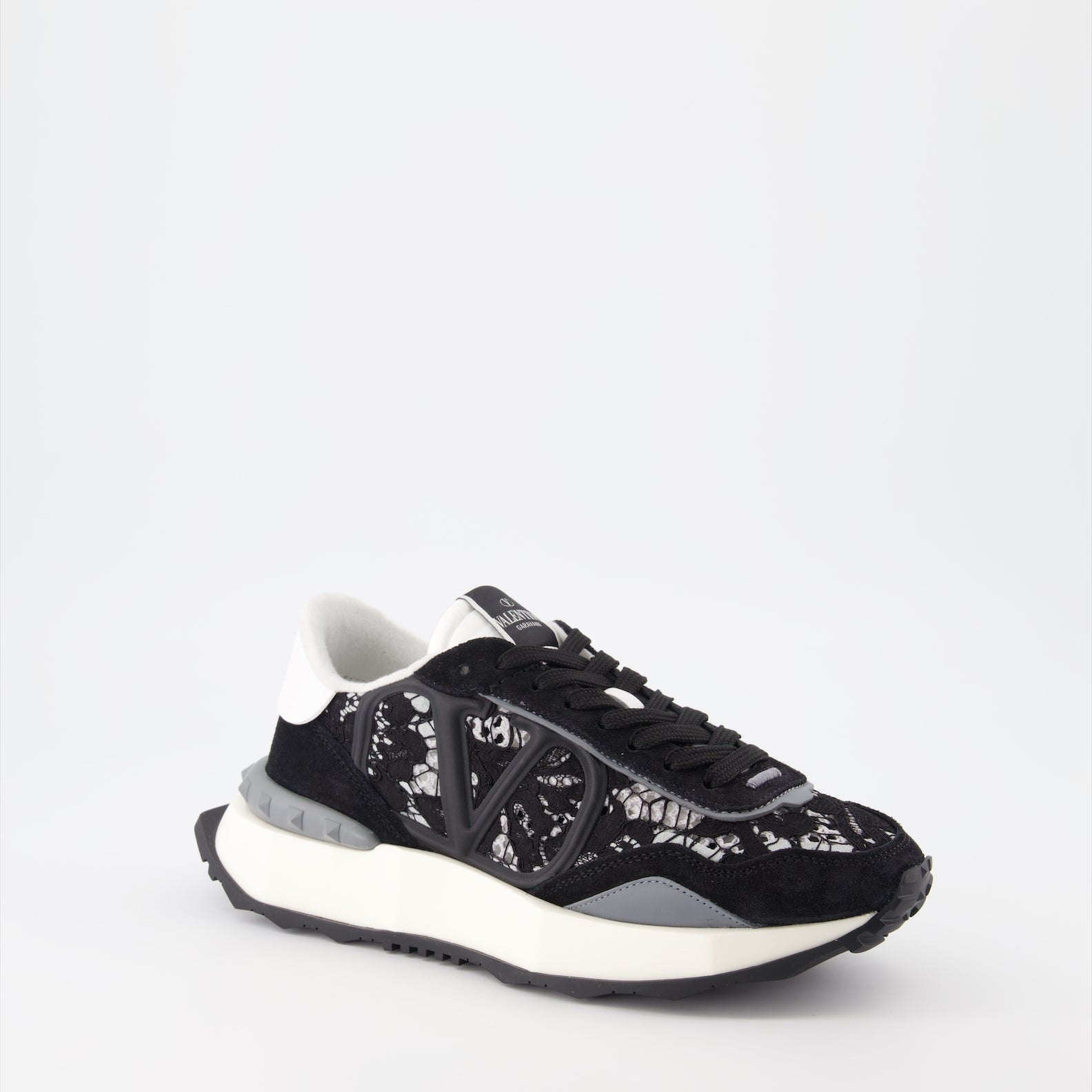 스니커즈 Baskets Lace Runner Valentino Garavani 검은색 Femme