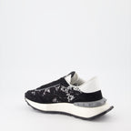 Sneaker Baskets Lace Runner Valentino Garavani Schwarz Femme