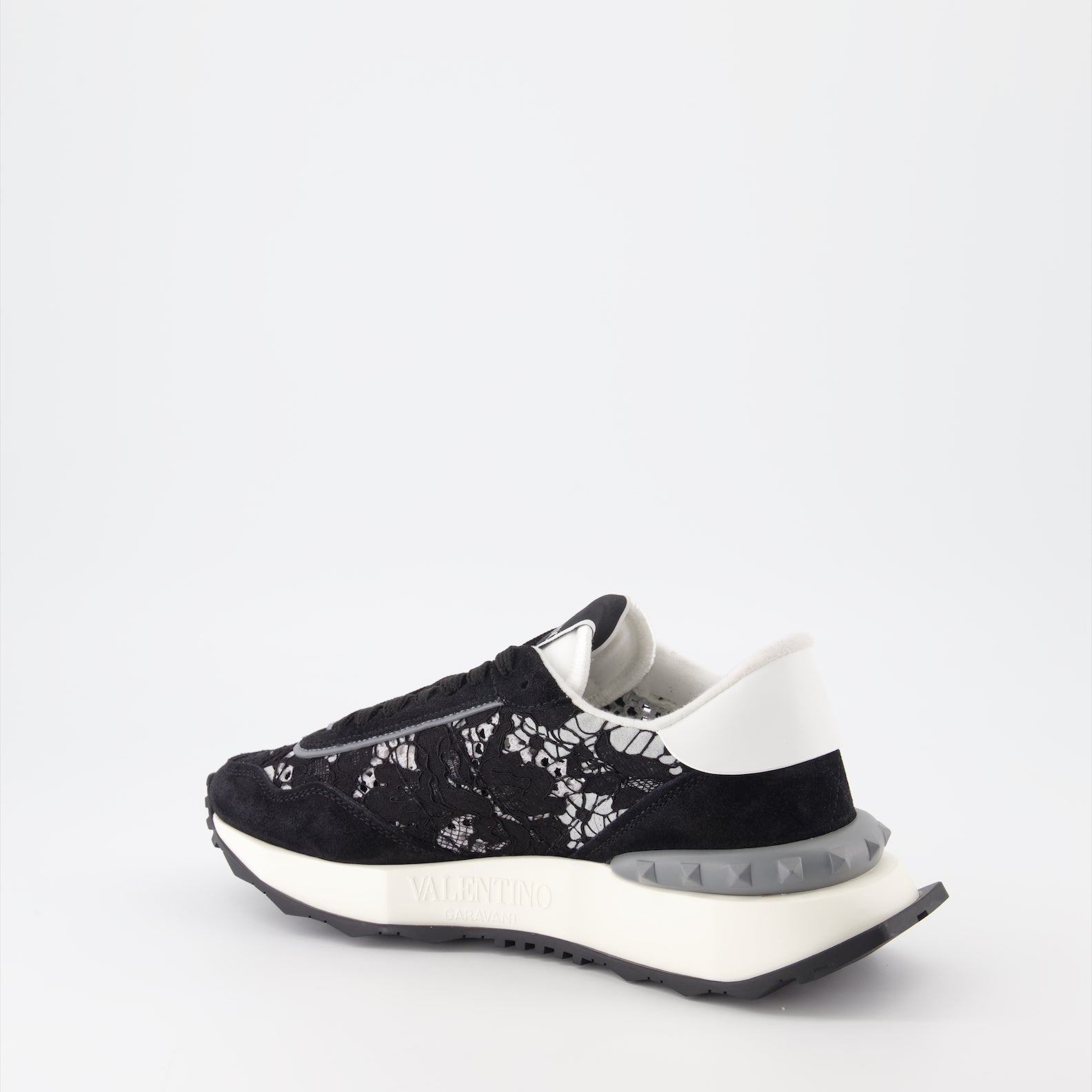 스니커즈 Baskets Lace Runner Valentino Garavani 검은색 Femme