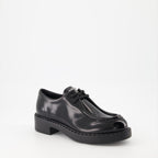 Loafer Mocassins à lacets Prada Schwarz Femme