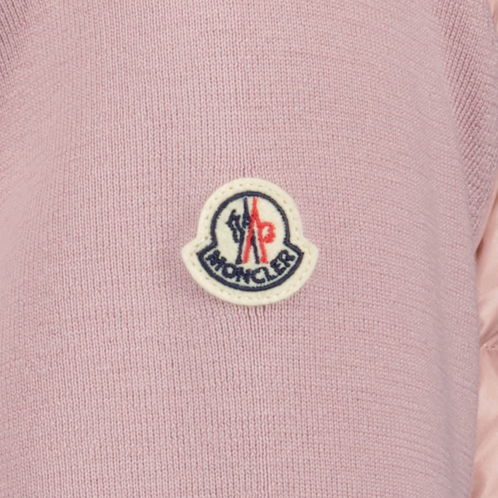 재킷 Veste bi-matière Moncler 분홍색 Femme