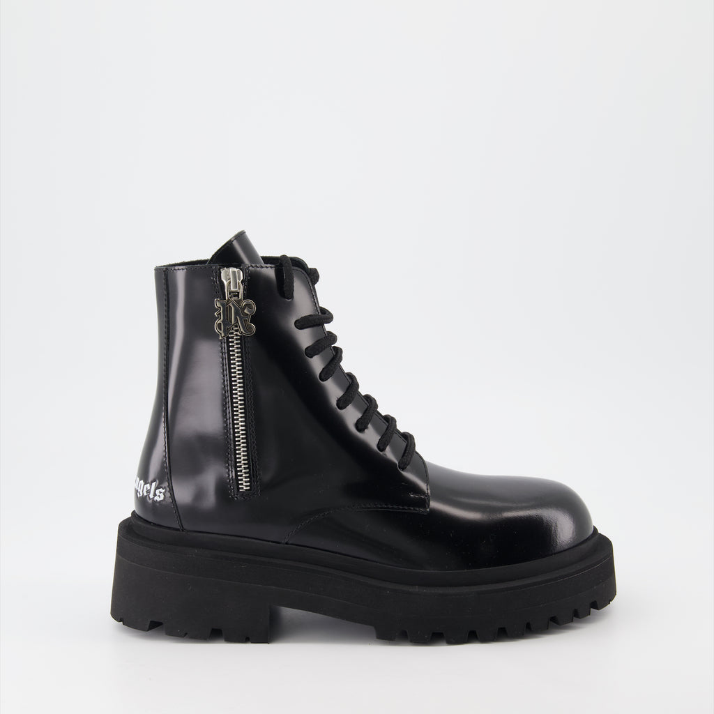 Bottines Bottines Combat Palm Angels Noir Femme