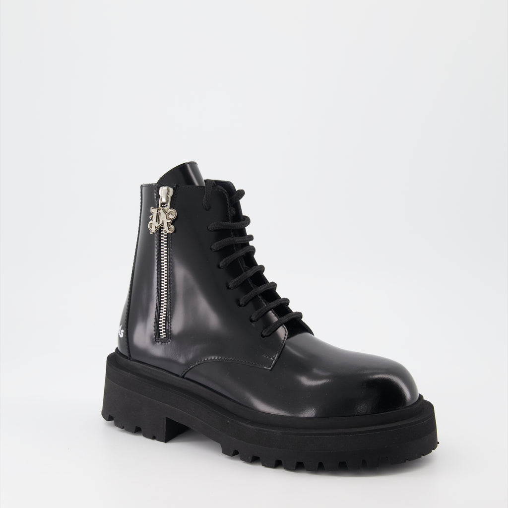 Bottines Bottines Combat Palm Angels Noir Femme