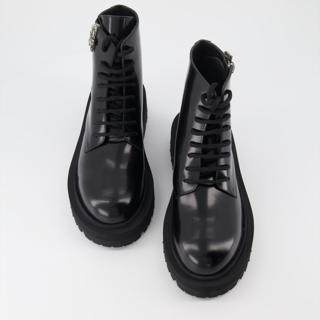 Bottines Bottines Combat Palm Angels Noir Femme