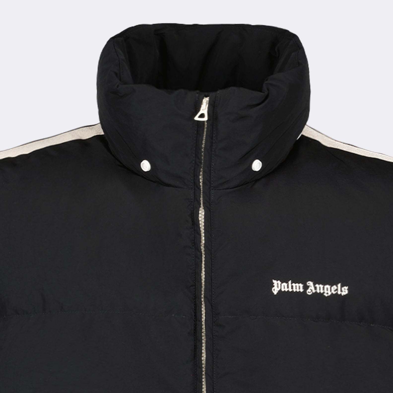 Jackets Sleeveless down jacket Palm Angels Black Homme