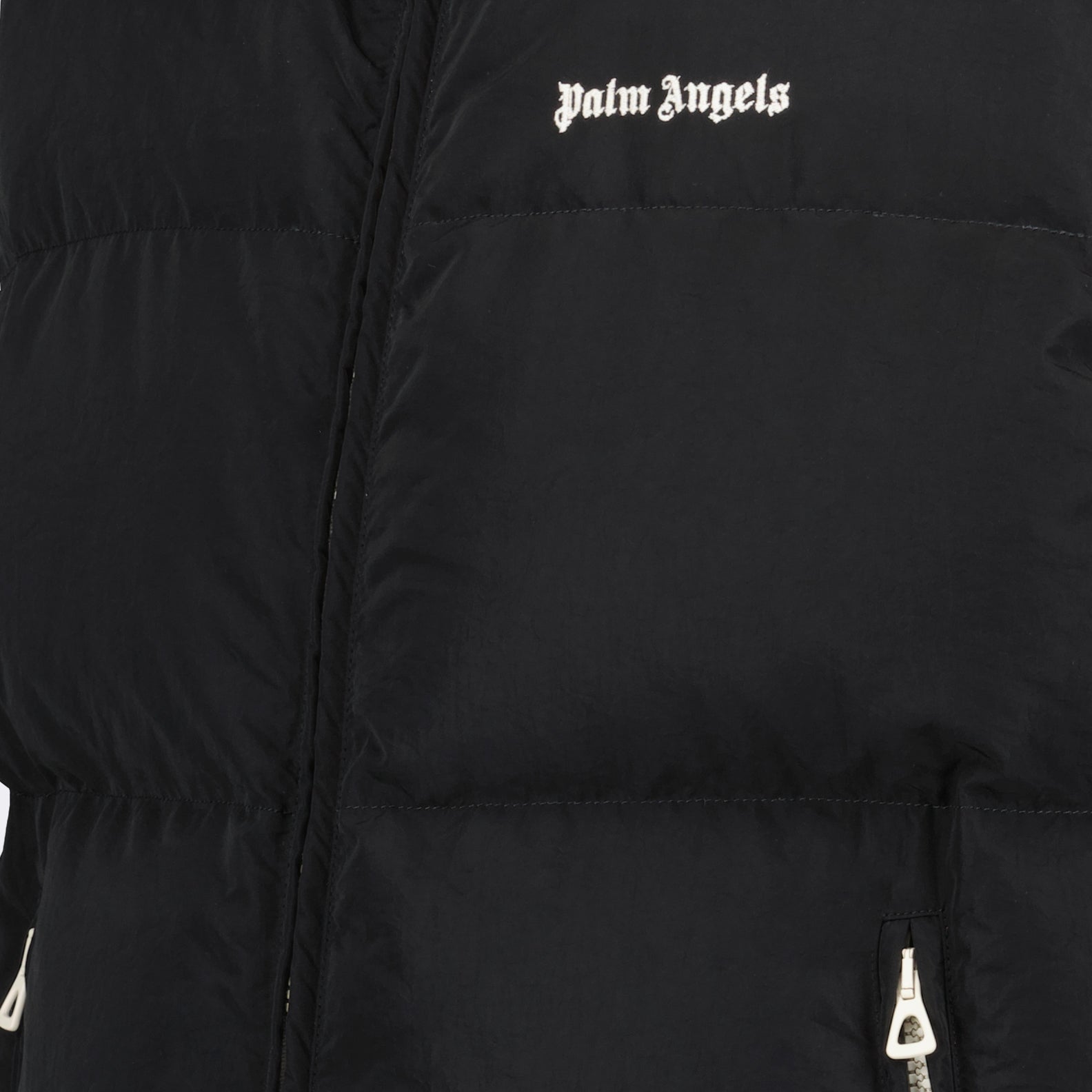 Jackets Sleeveless down jacket Palm Angels Black Homme