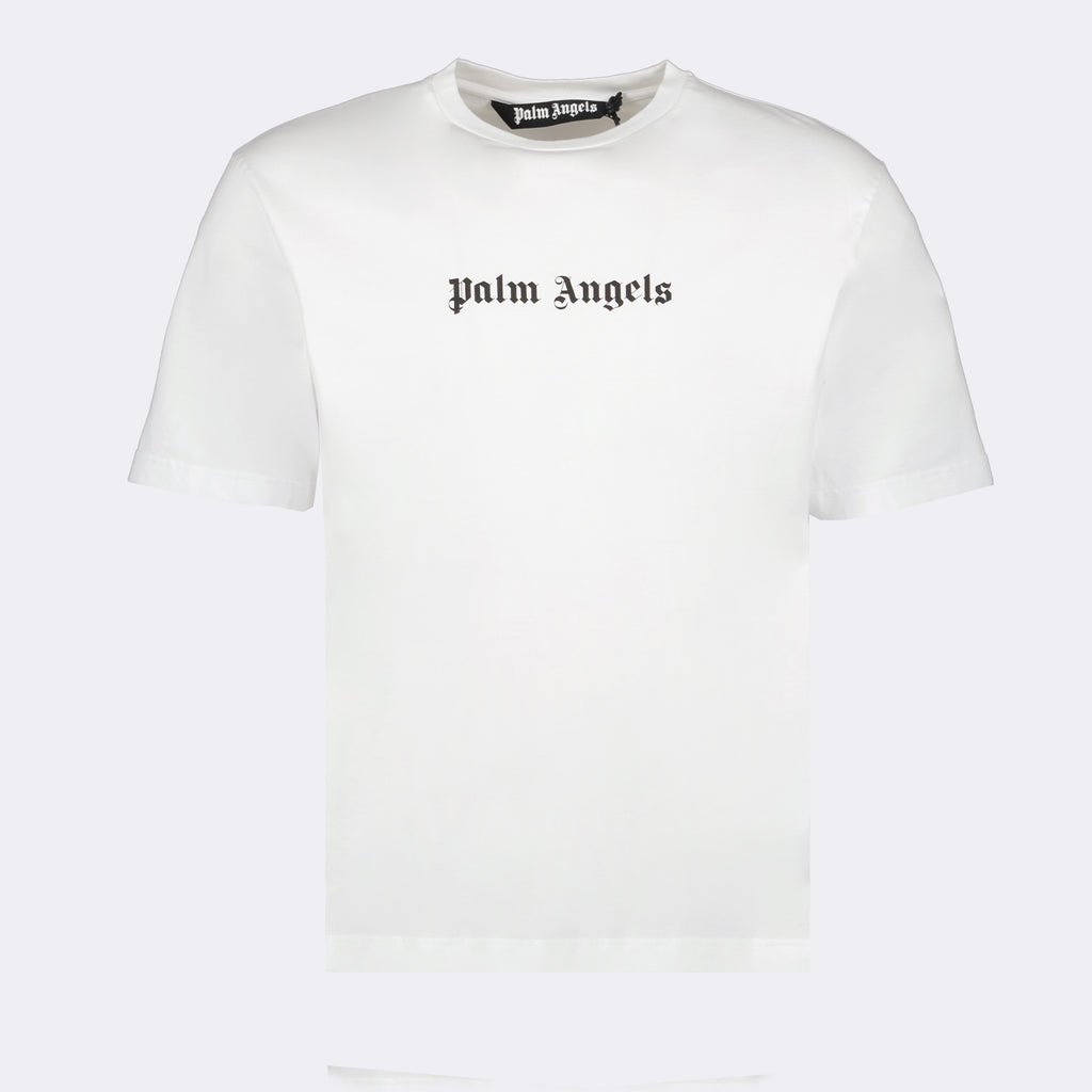 T-shirts T-shirt à logo Palm Angels Blanc Homme