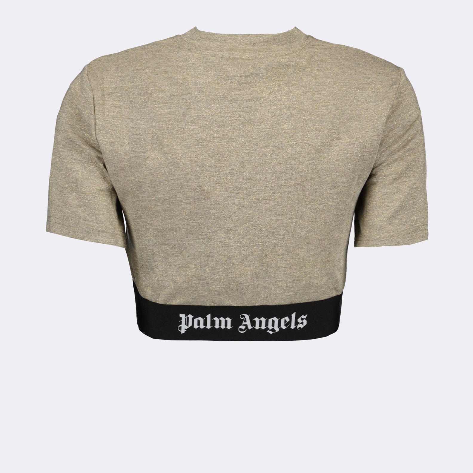 Tops T-Shirt Crop Palm Angels Ouro Femme