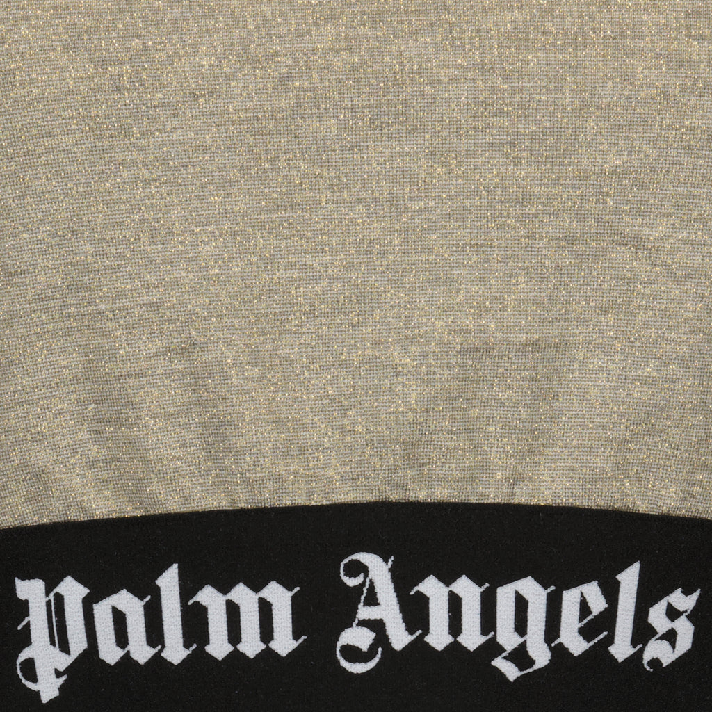Tops T-Shirt Crop Palm Angels Ouro Femme