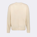 Strickwaren Pull à logo Palm Angels Beige Homme