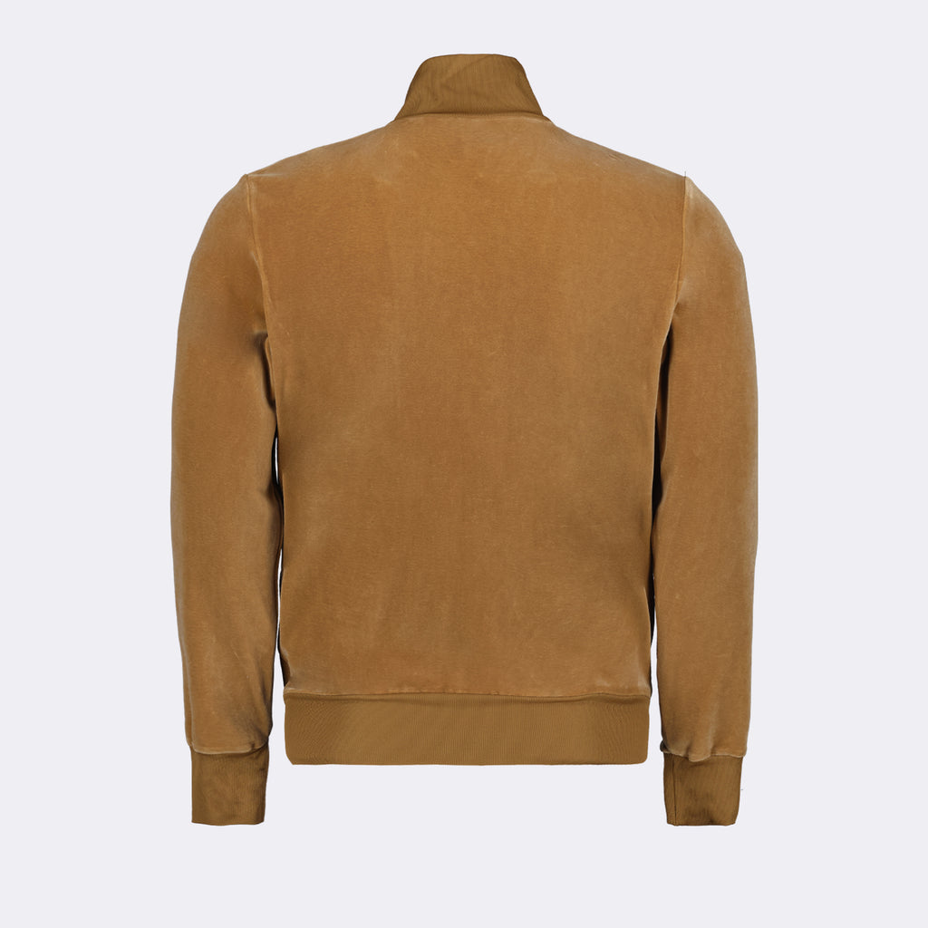 재킷 Veste Track en velours Palm Angels 갈색 Homme