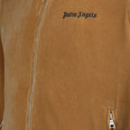 재킷 Veste Track en velours Palm Angels 갈색 Homme