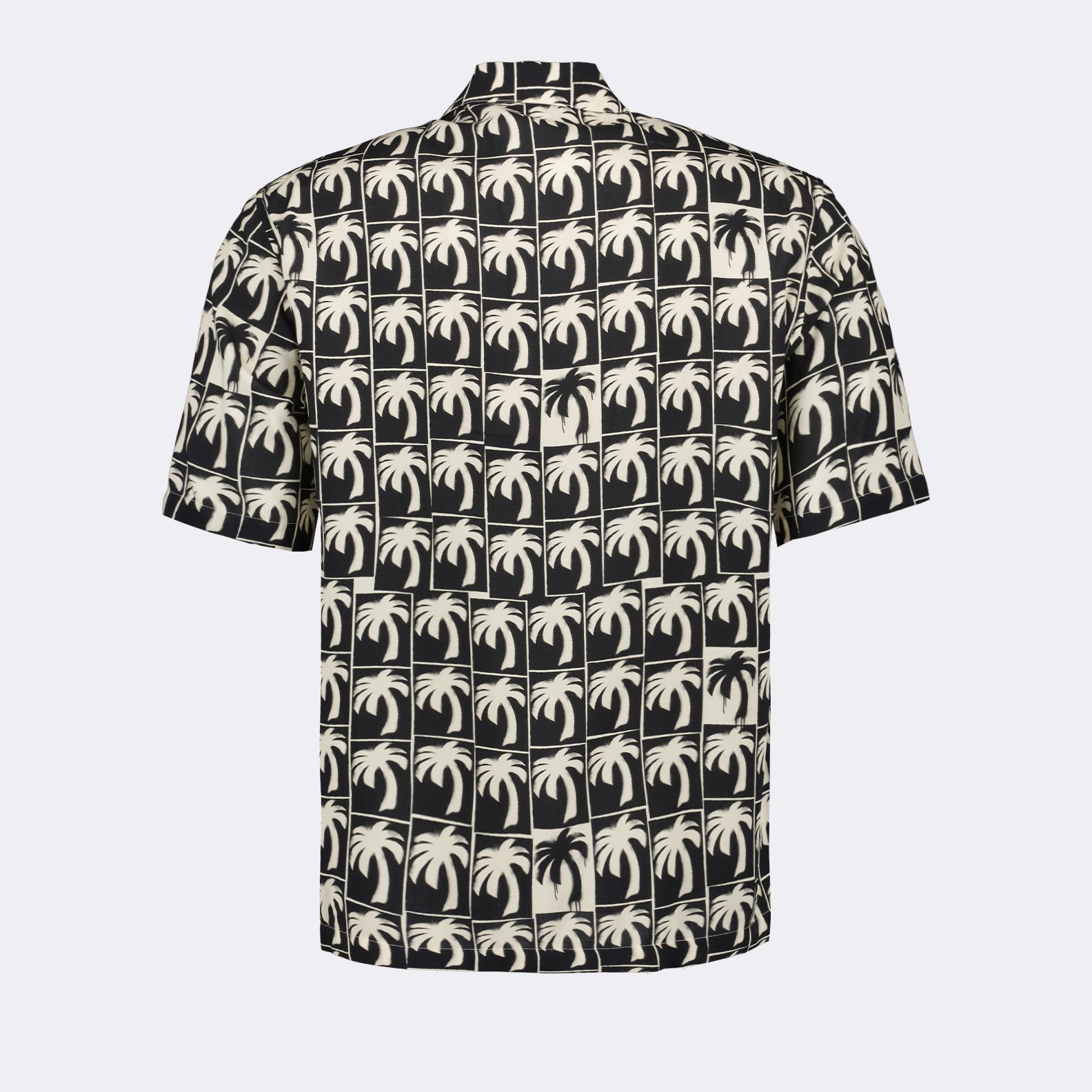 Shirts Dripping Palms Shirt Palm Angels Black Man