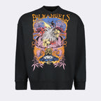 Sweatshirts Black Palm Concert Crew Sweatshirt Palm Angels Black Man