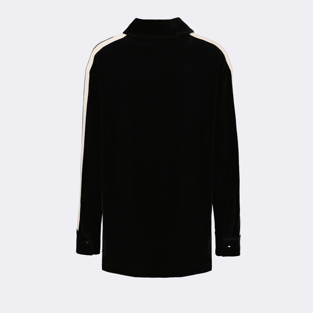 Camisas Chemise Track Palm Angels Preto Femme