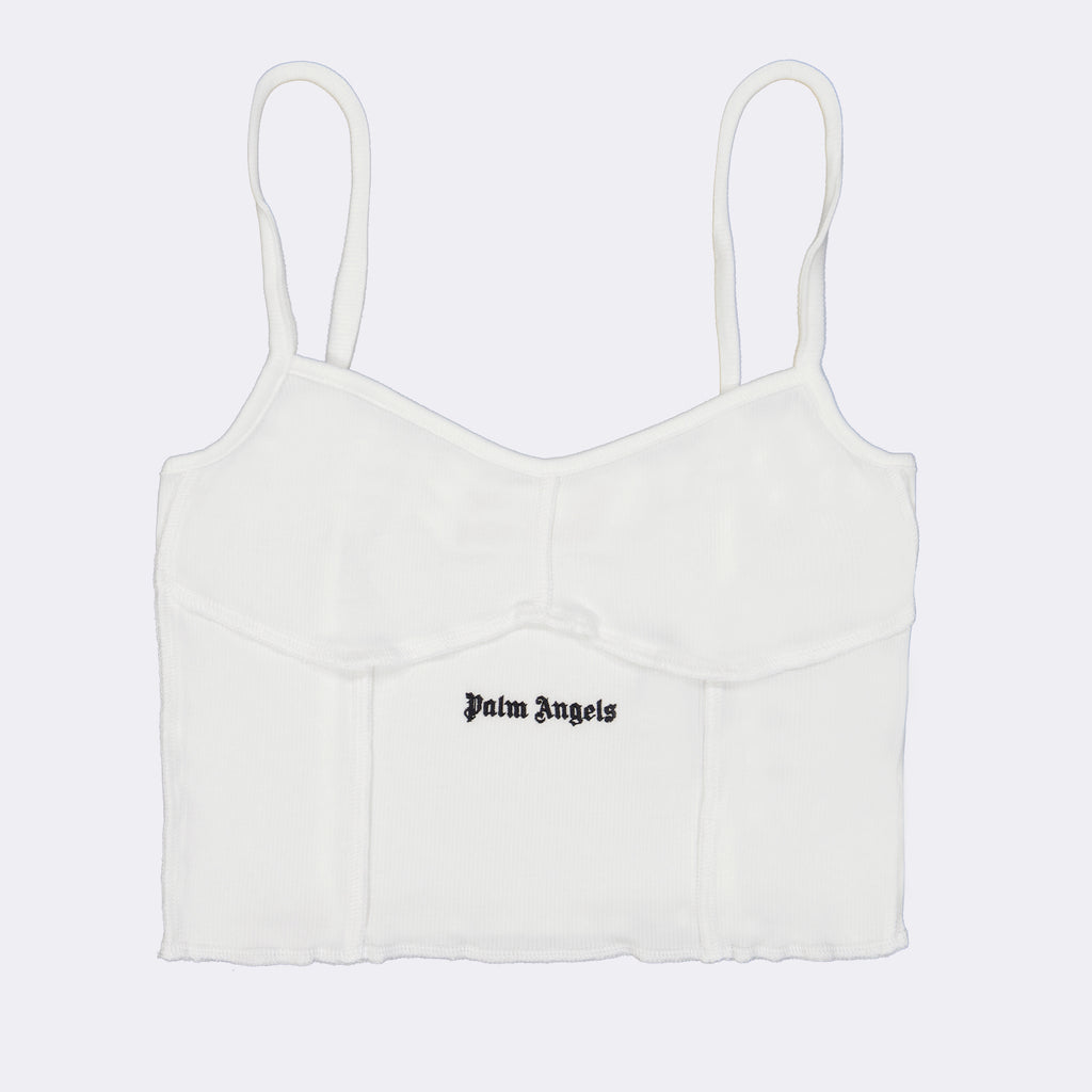 Tops Logo top Palm Angels White Women