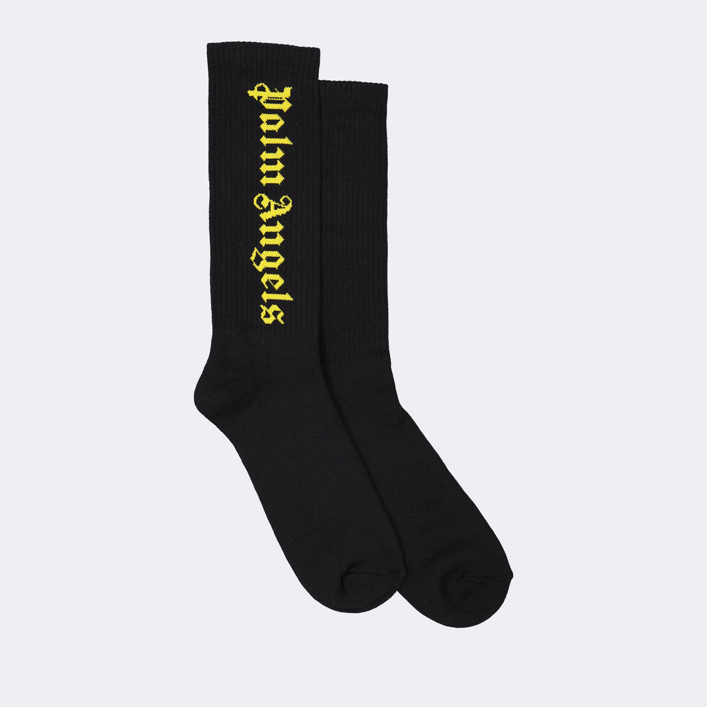 Sous-vêtements et homewear Chaussettes à logo Palm Angels Noir Homme