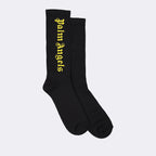 Sous-vêtements et homewear Chaussettes à logo Palm Angels Noir Homme