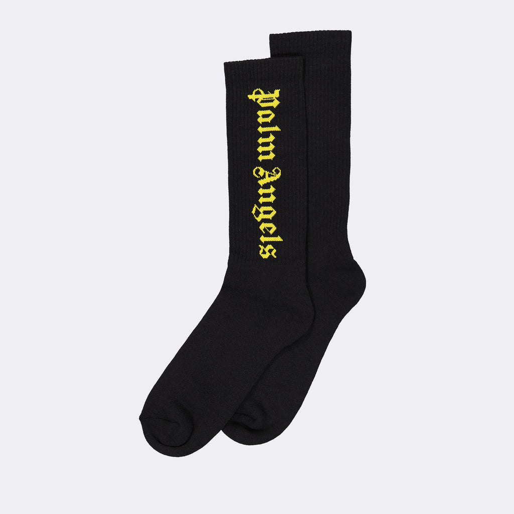 Sous-vêtements et homewear Chaussettes à logo Palm Angels Noir Homme