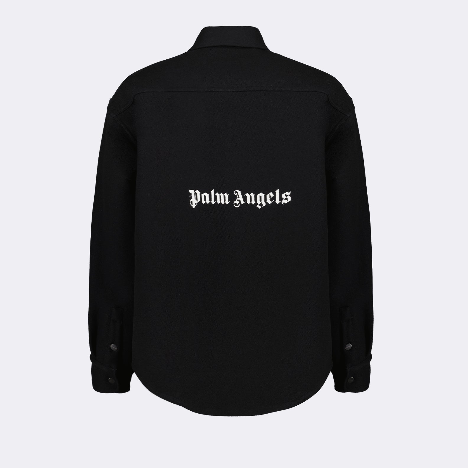 Chemises Chemise en laine Palm Angels Noir Homme
