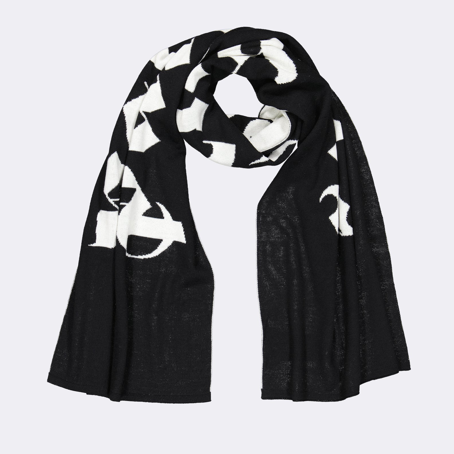 Écharpes, foulards et gants Écharpe à logo Palm Angels Noir Homme