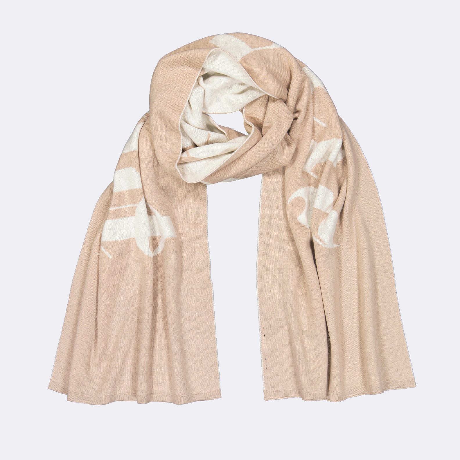 Scarves and gloves Logo scarf Palm Angels Beige Man