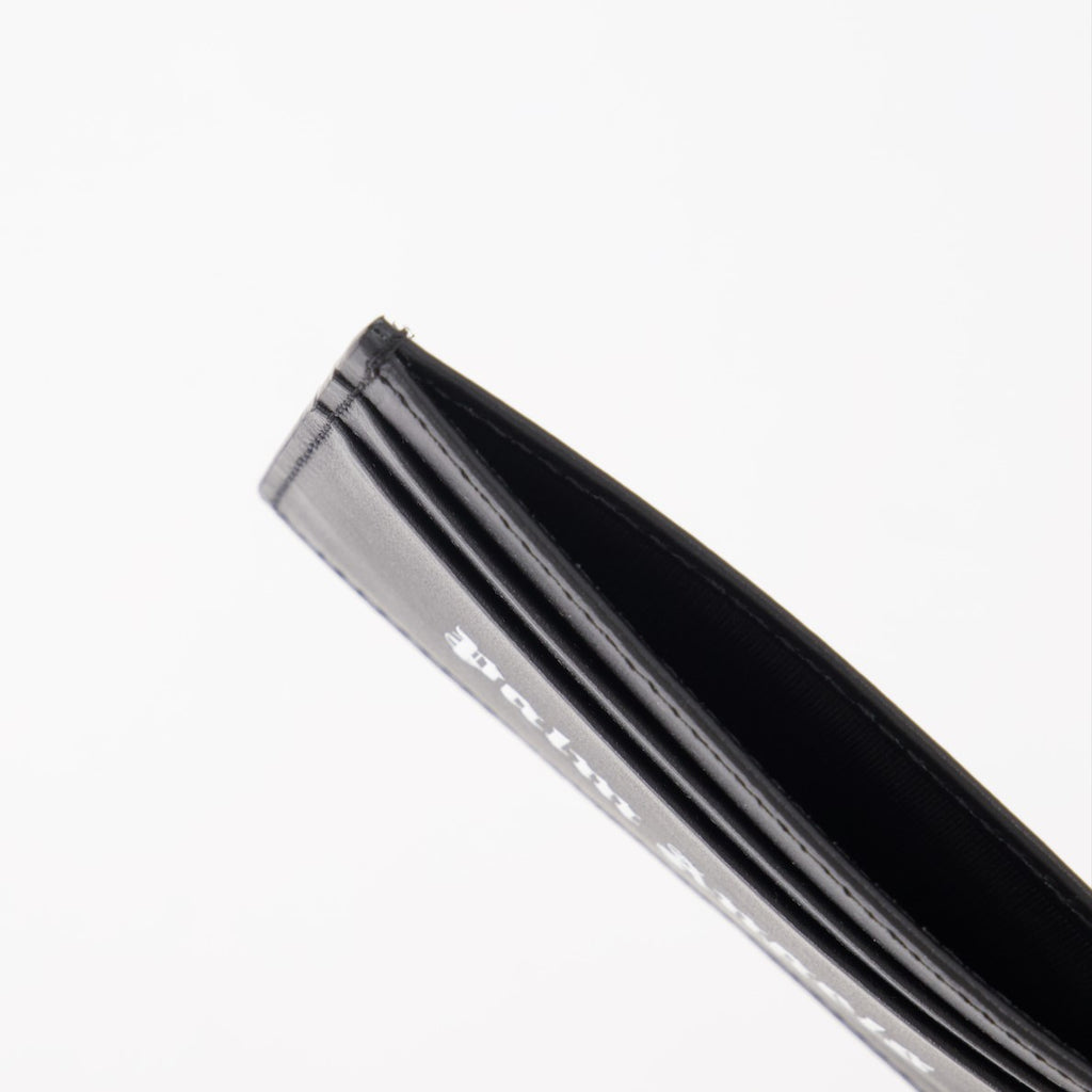 Pequenos artigos de couro Porte-cartes à logo Palm Angels Preto Homme