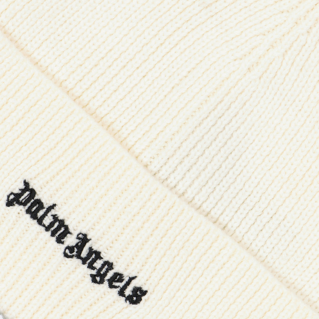 Chapeaux, casquettes et bonnets Bonnet à logo Palm Angels Blanc Homme