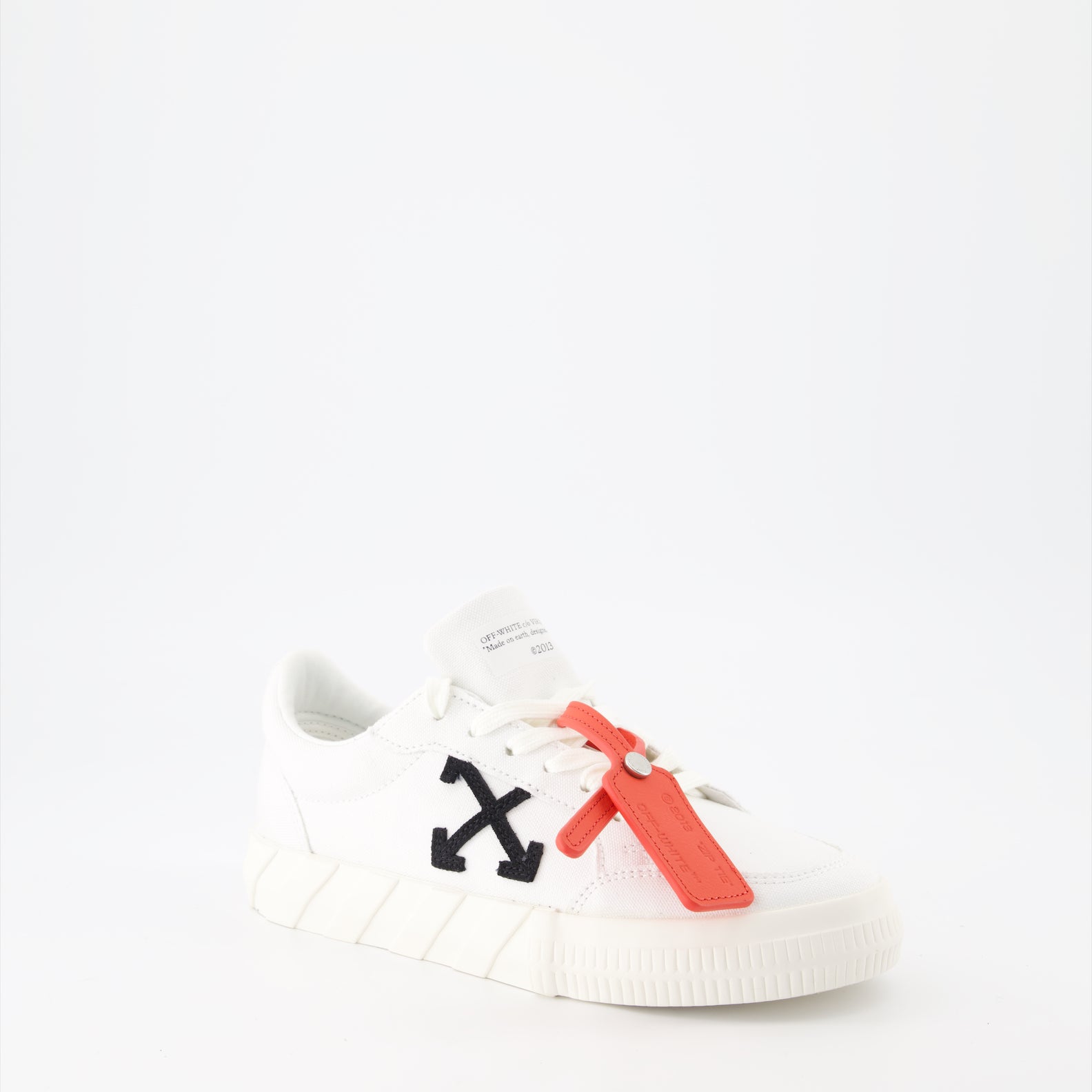 Sneaker Baskets Vulcanized Off-White Weiß Femme