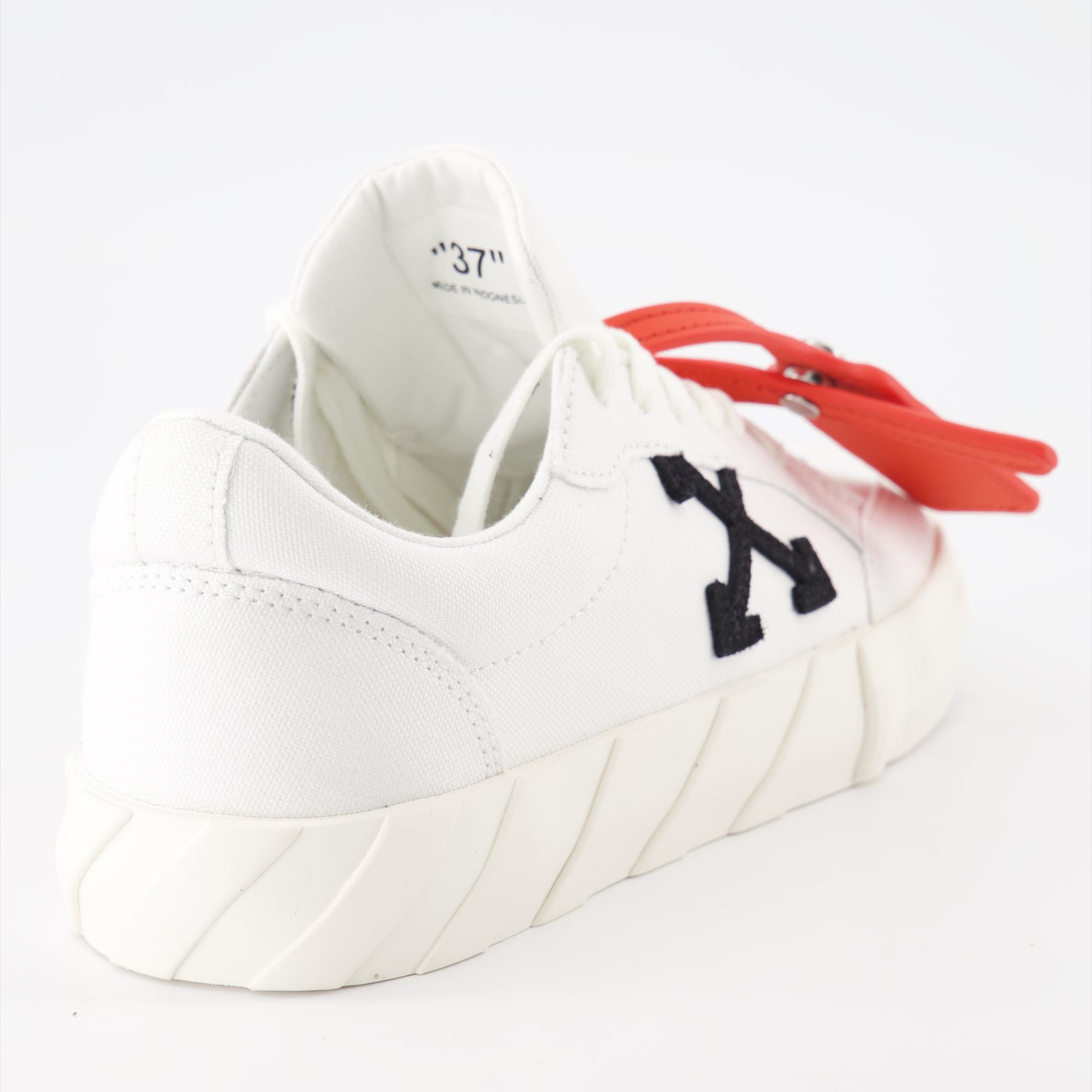 Sneaker Baskets Vulcanized Off-White Weiß Femme