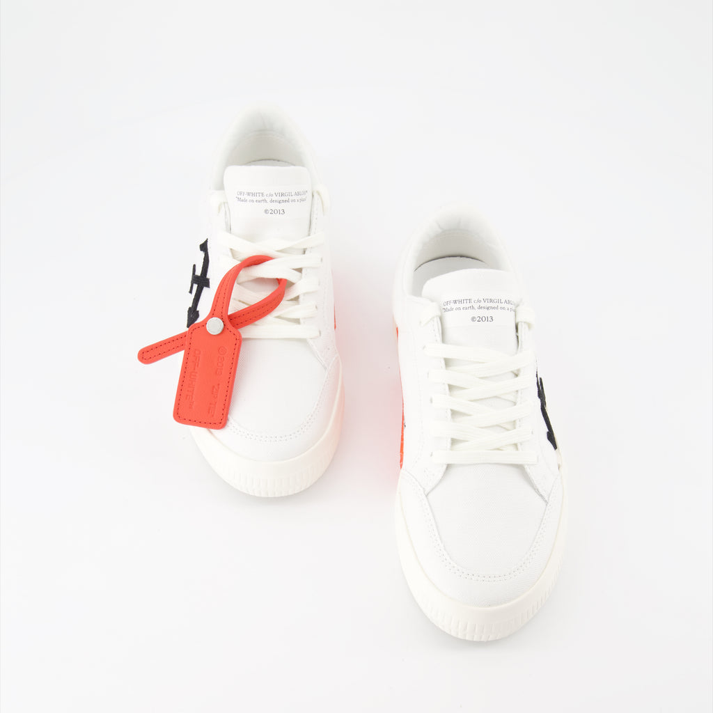 Sneaker Baskets Vulcanized Off-White Blanco Femme