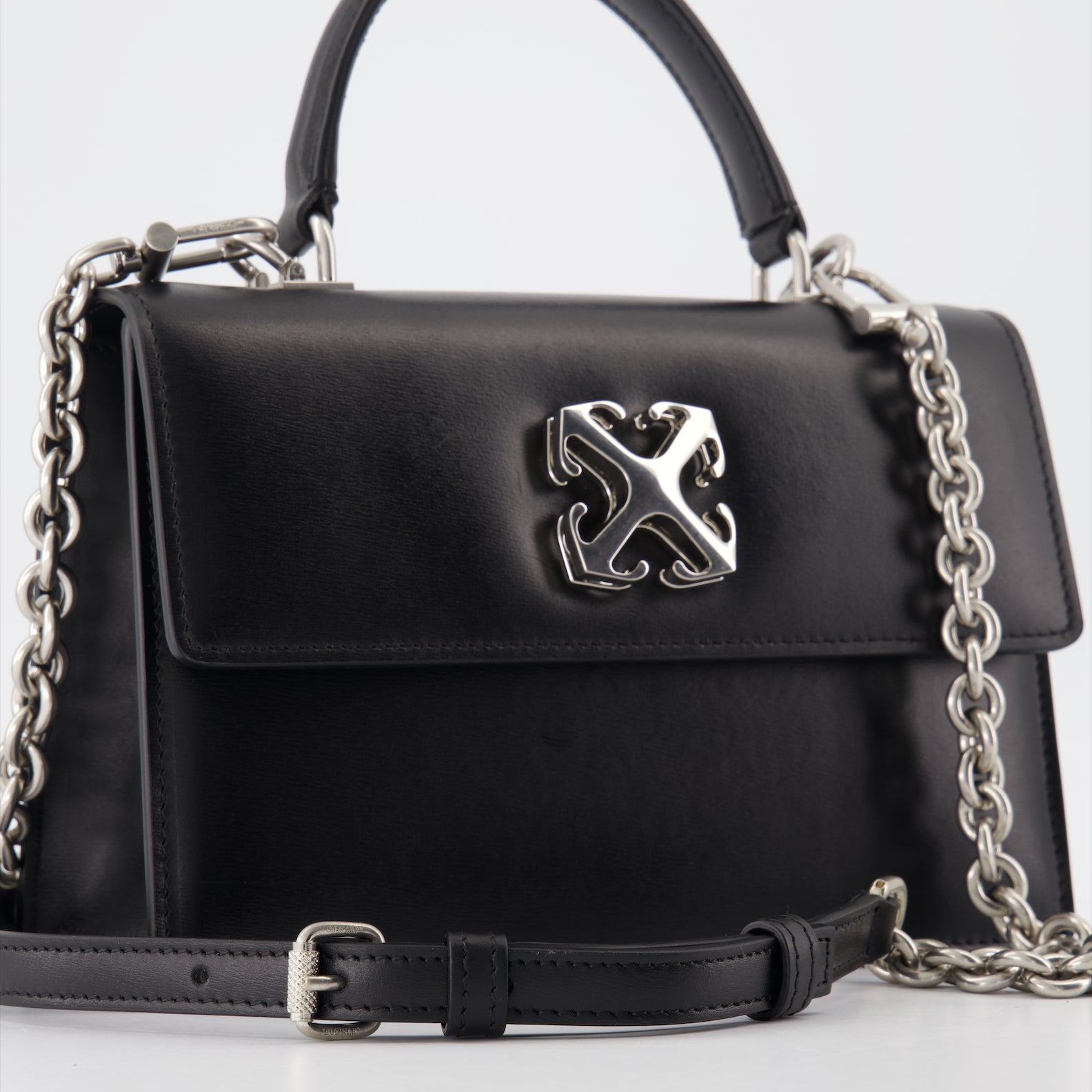 Borse a mano e a spalla Sac Jitney 1.4 Off-White Nero Femme