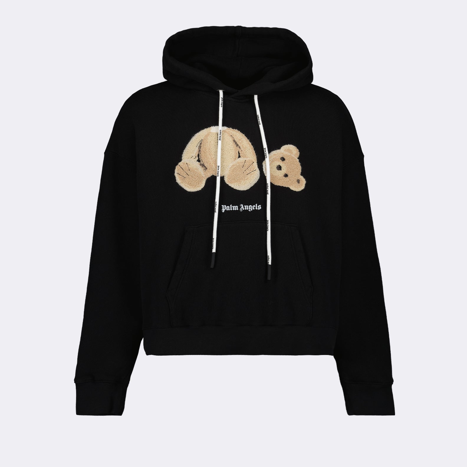 Sweatshirts Sweat à capuche Bear Palm Angels Noir Homme