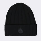 Hats, caps and beanies Logo beanie Moncler Black Man