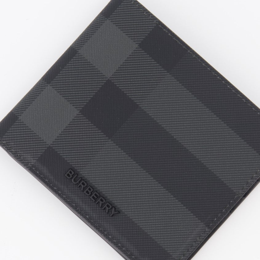 Small leather goods Logo wallet Burberry Black Man