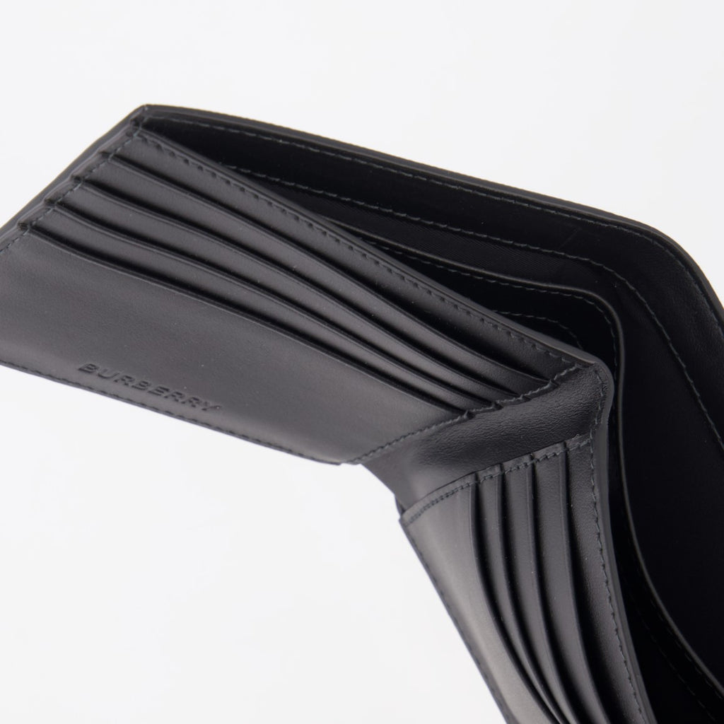 Small leather goods Logo wallet Burberry Black Man