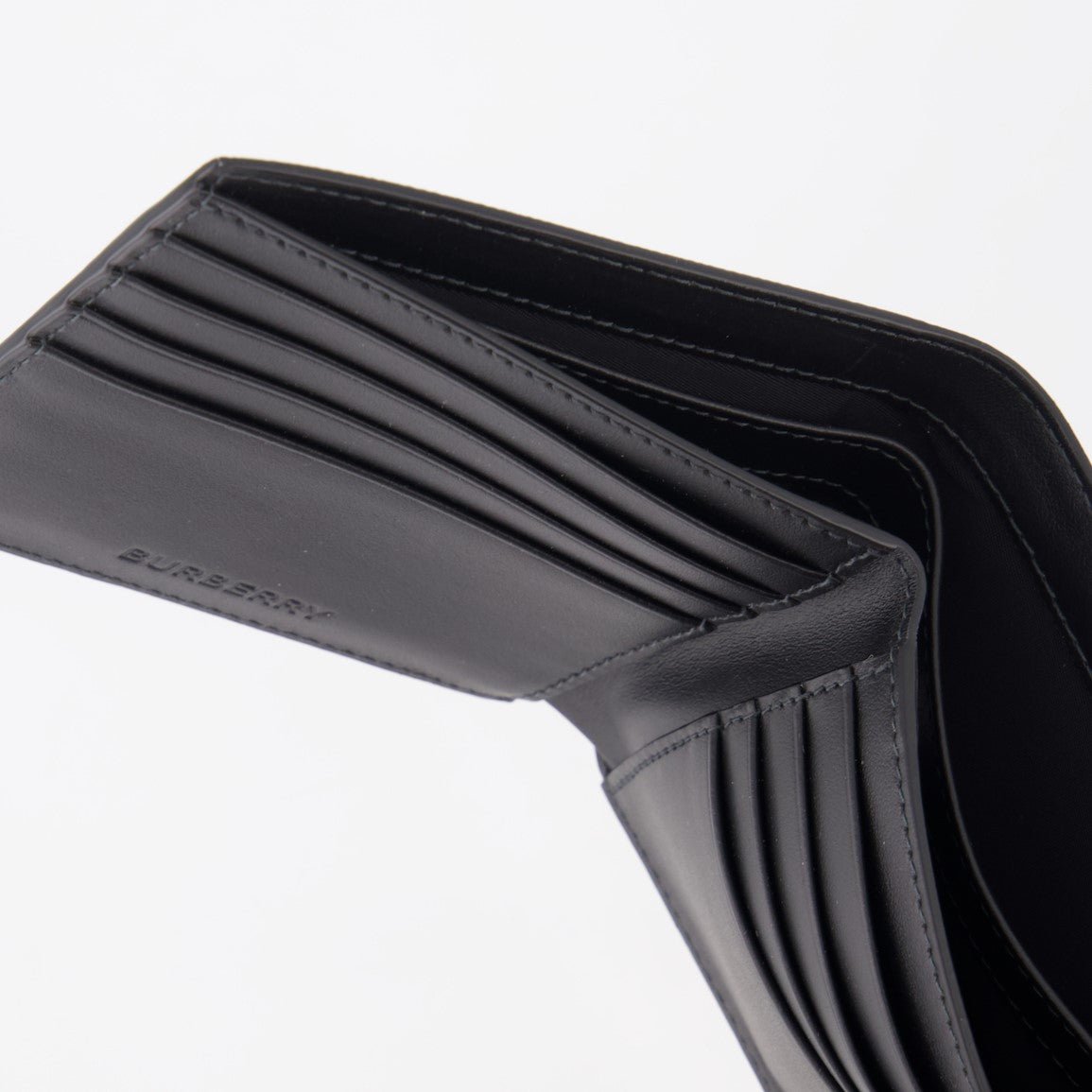 Small leather goods Logo wallet Burberry Black Man