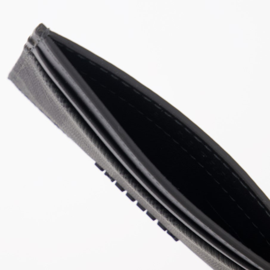 Piccola pelletteria Porte-cartes à logo Burberry Nero Homme