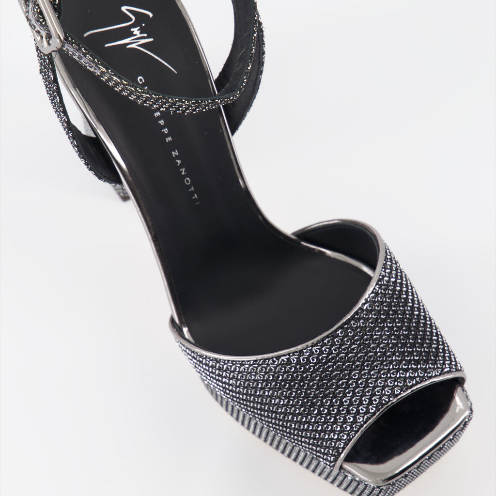 Platform shoes New Betty pumps Giuseppe Zanotti Silver Women