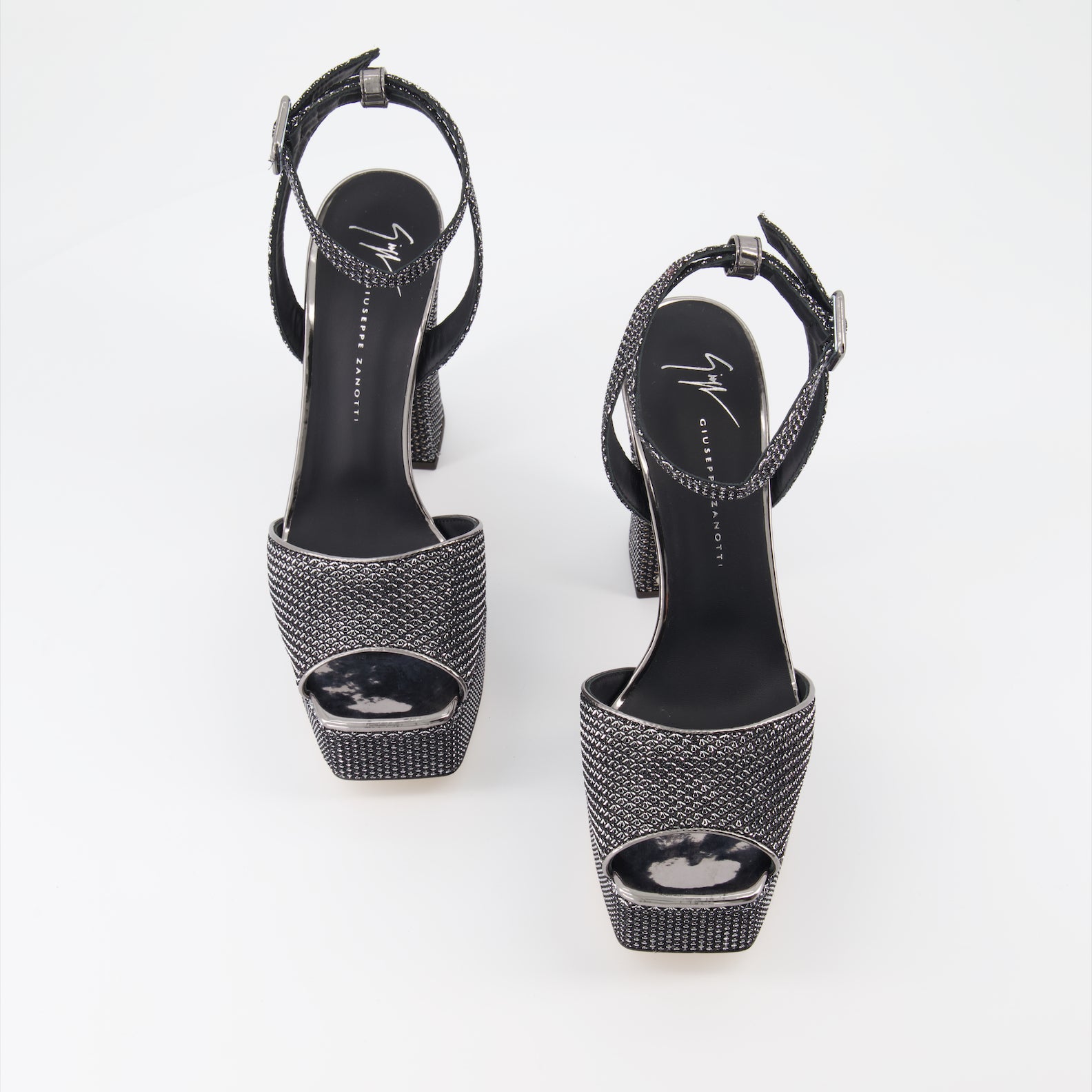 Platform shoes New Betty pumps Giuseppe Zanotti Silver Women