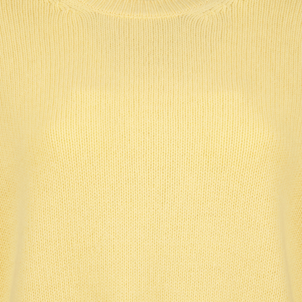 Maille Pull en laine et cachemire Prada Jaune Femme