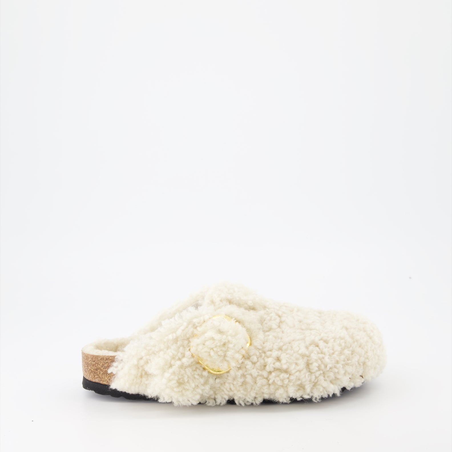 Chaussures ouvertes Mules Boston Birkenstock Beige Femme